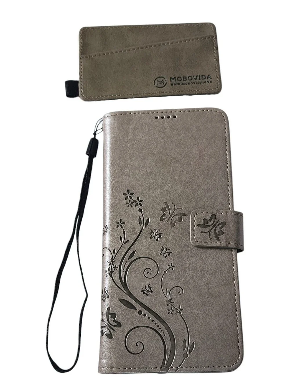 Mobovida Floral Butterfly Wallet Phone Case & Card Holder For Samsung Galaxy A21